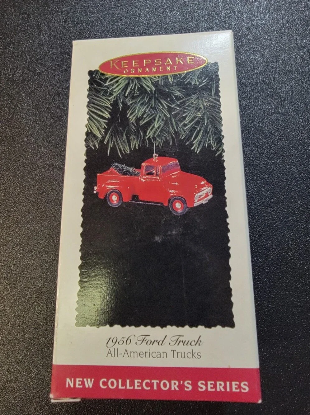 Hallmark KEEPSAKE the Label Red 1956 Ford Truck Ornament